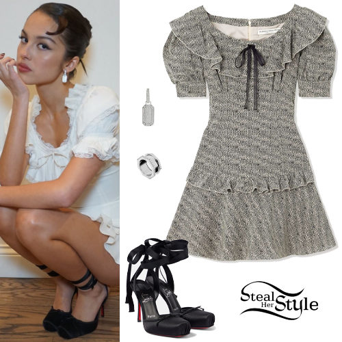 Mini Dress, Satin Pumps