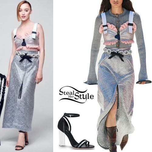 Metallic Top and Skirt