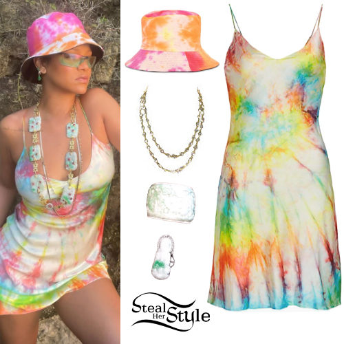 Tie-Dye Dress and Hat