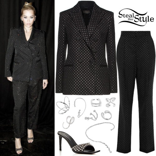 Embellished Blazer and Pants