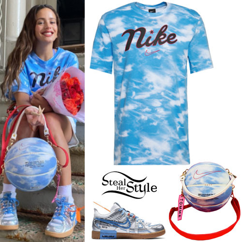 Cloud Print T-Shirt and Bag