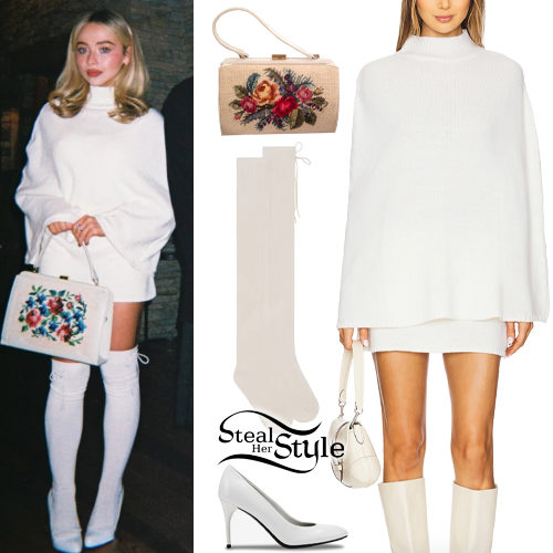 White Poncho and Stockings