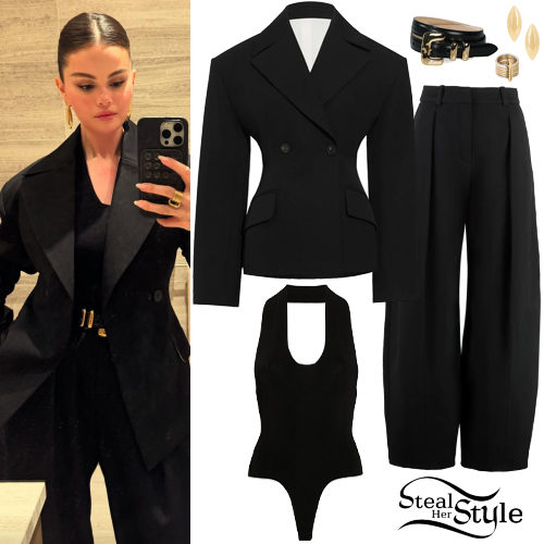 Black Blazer and Bodysuit