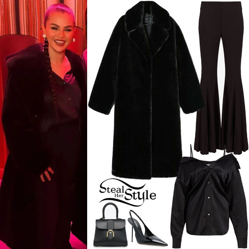 Black Coat, Patent Pumps