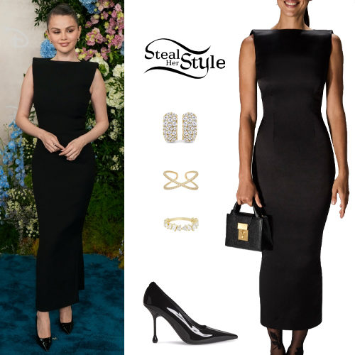 Black Dress and Pumps