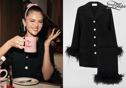 Black Feather Pajamas