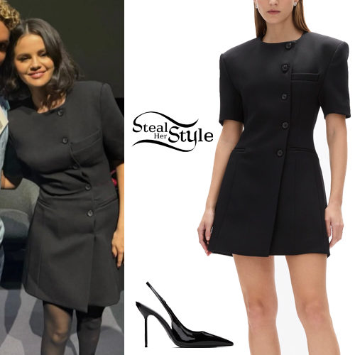 Black Mini Dress and Pumps