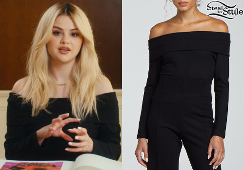 Black Off Shoulder Top