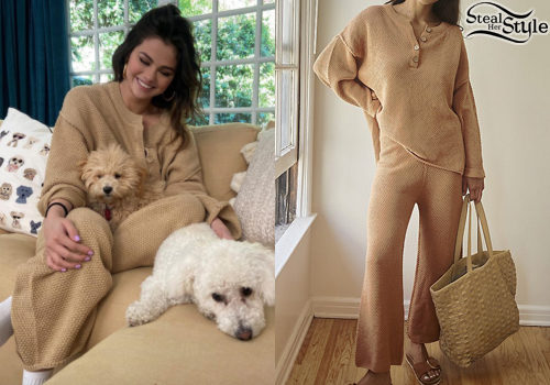 Camel Sweater and Pants