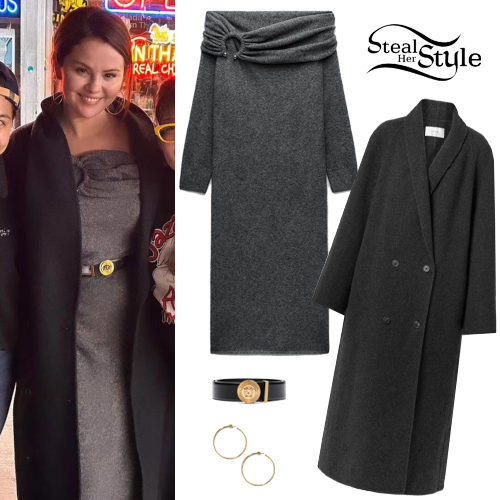 Knit Dress, Cashmere Coat