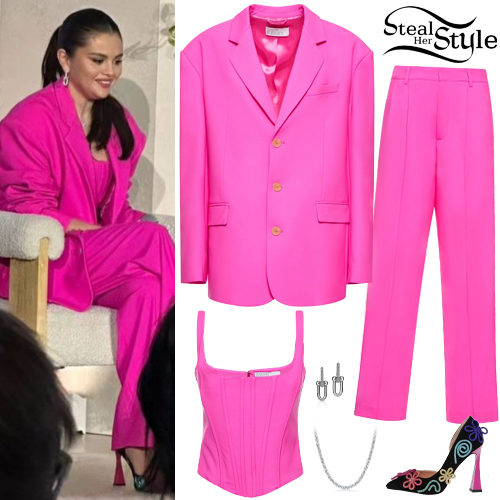 Pink Suit, Embellished Pump