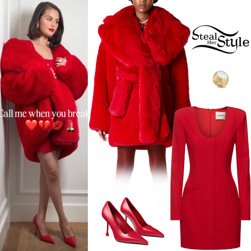 Red Coat and Dress