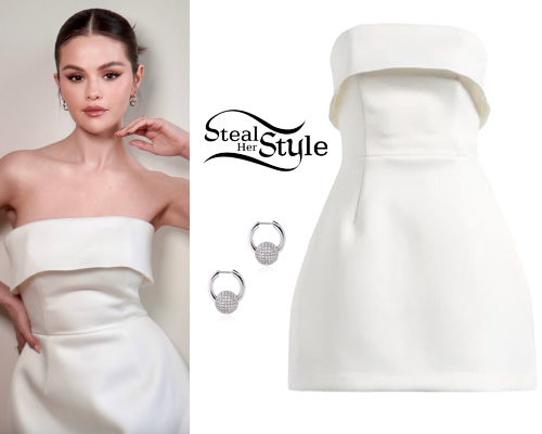 White Dress, Diamond Earring