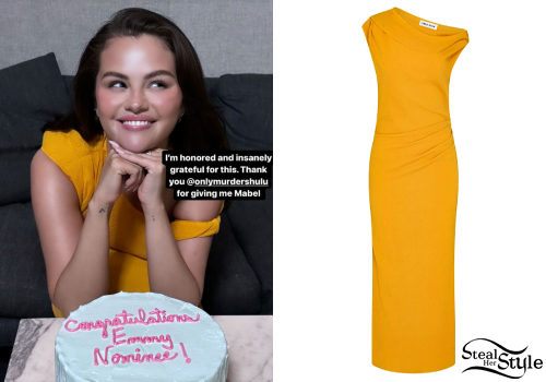Yellow Midi Dress