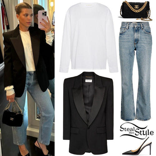 Black Blazer, Slingback Pumps