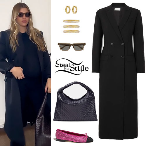 Black Coat, Pink Flats