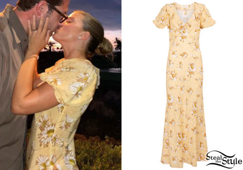 Floral Ruffled Dress