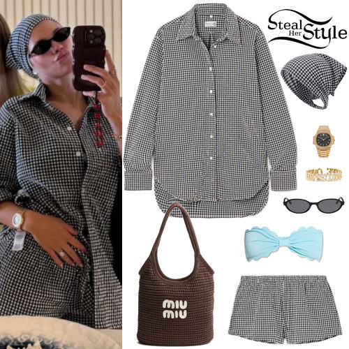 Gingham Shirt and Shorts