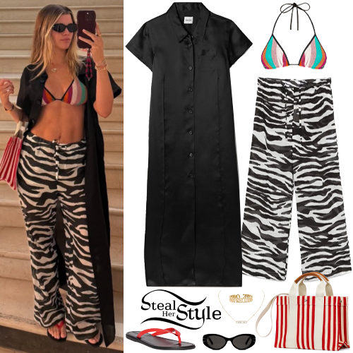 Striped Bikini, Zebra Pants