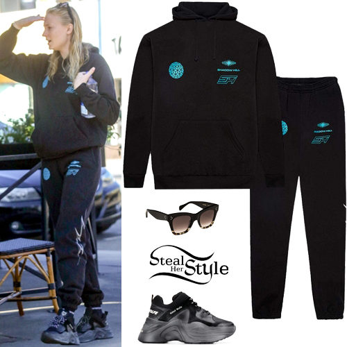 Black Hoodie and Sweatpants