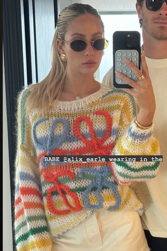 Alix Earle Instagram Story January 12, 2024