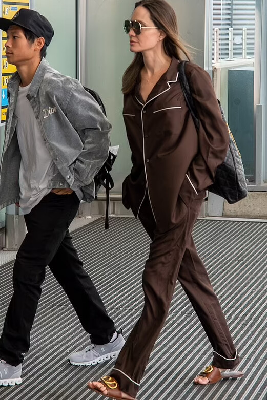 Angelina Jolie London Heathrow Airport July 28, 2022