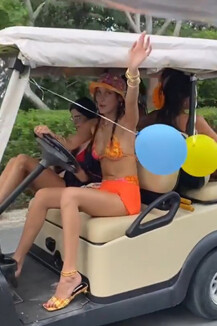 Bella Hadid Devon Lee Carlson's Instagram Story October 9, 2020