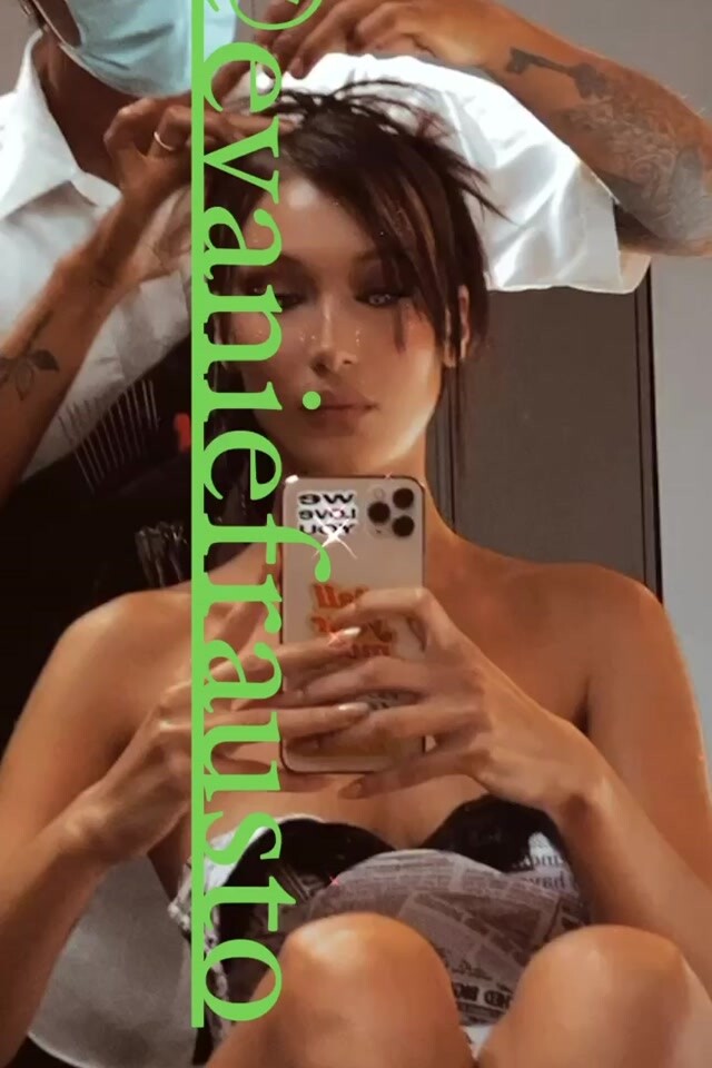 Bella Hadid Instagram Story August 28, 2020