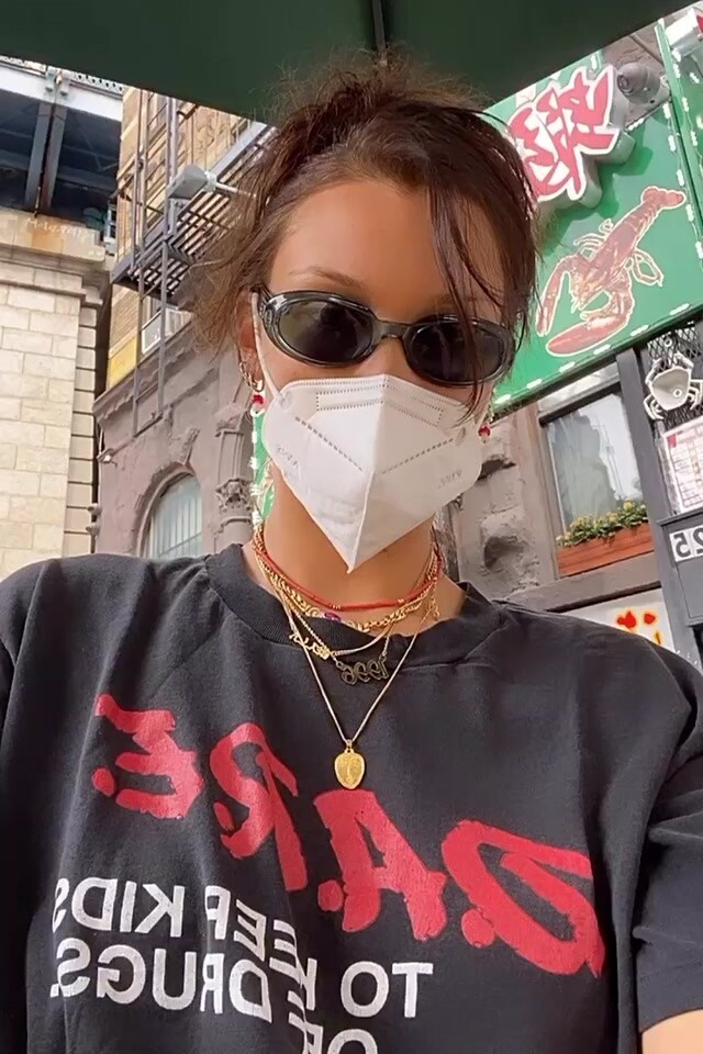 Bella Hadid Instagram Story September 25, 2020