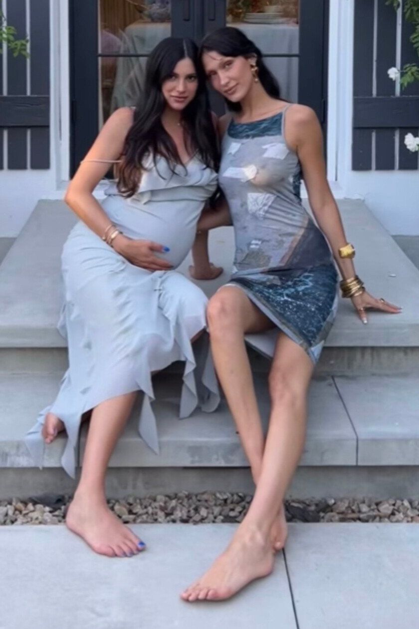 Bella Hadid at Lauren Perez's Baby Shower August 7, 2022