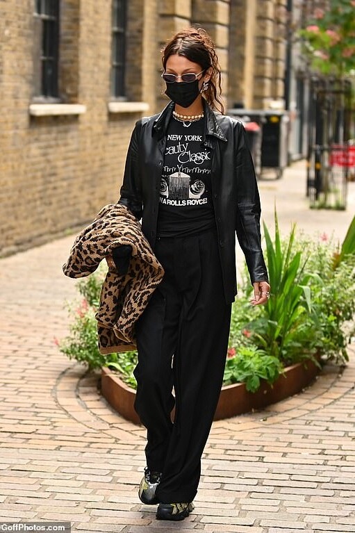 Bella Hadid London August 18, 2021