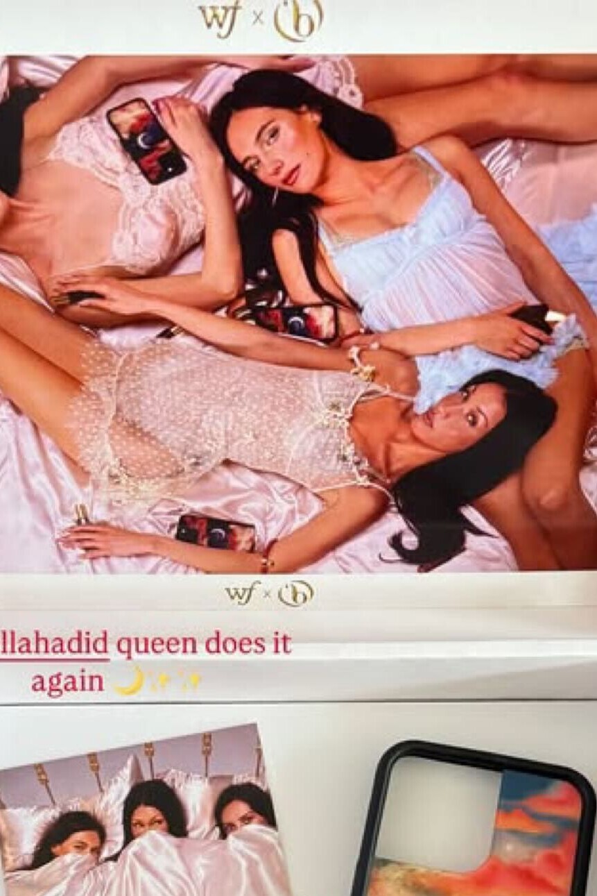 Bella Hadid Orebella X Wildflower Cases Campaign June 22, 2025