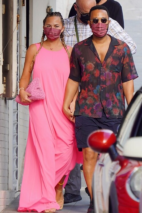 Chrissy Teigen St. Barts December 23, 2020