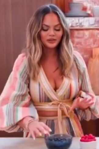 Chrissy Teigen How to Organize Your Fridge the Right Way Youtube Video April 15, 2021