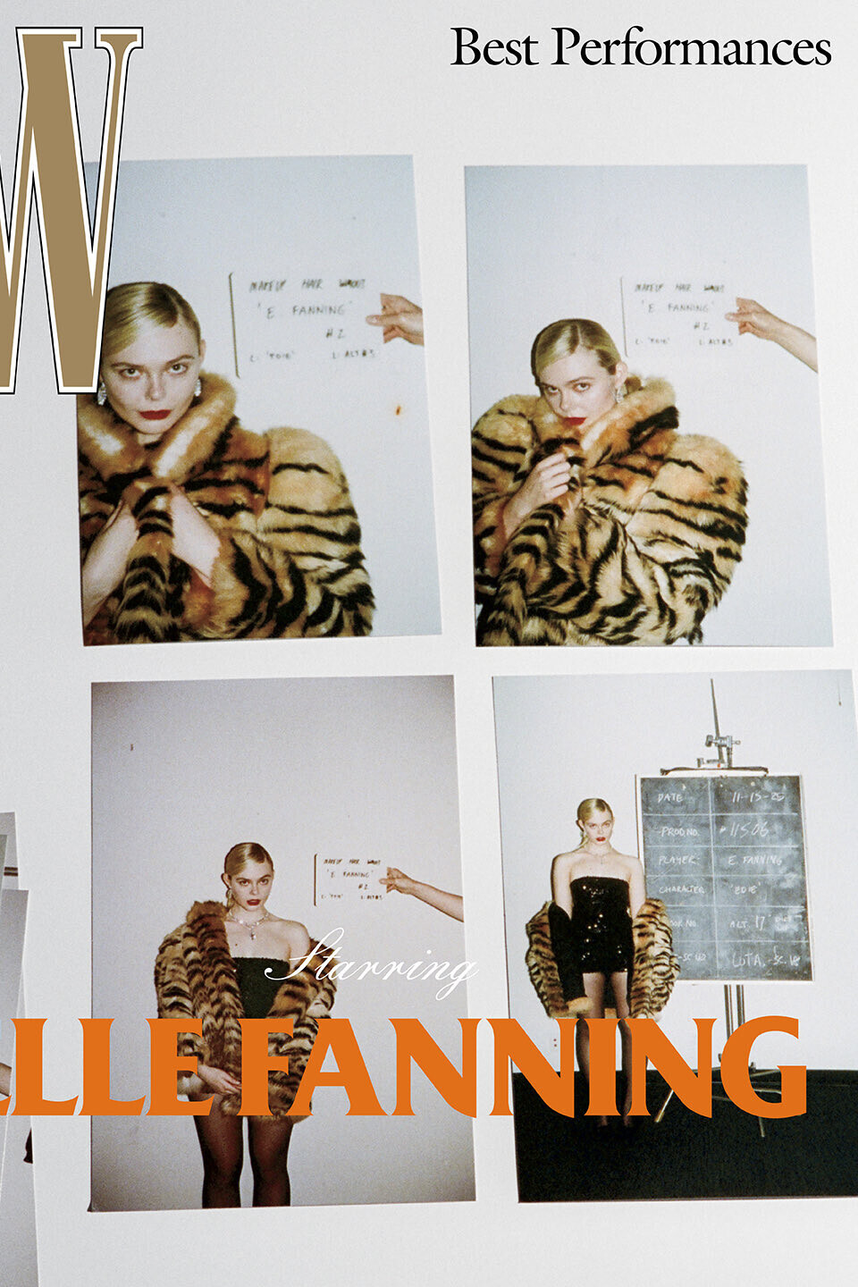 Elle Fanning W Magazine Best Performances Issue January 6, 2026