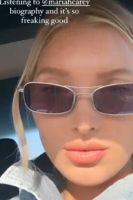 Elsa Hosk Instagram Story May 2, 2021