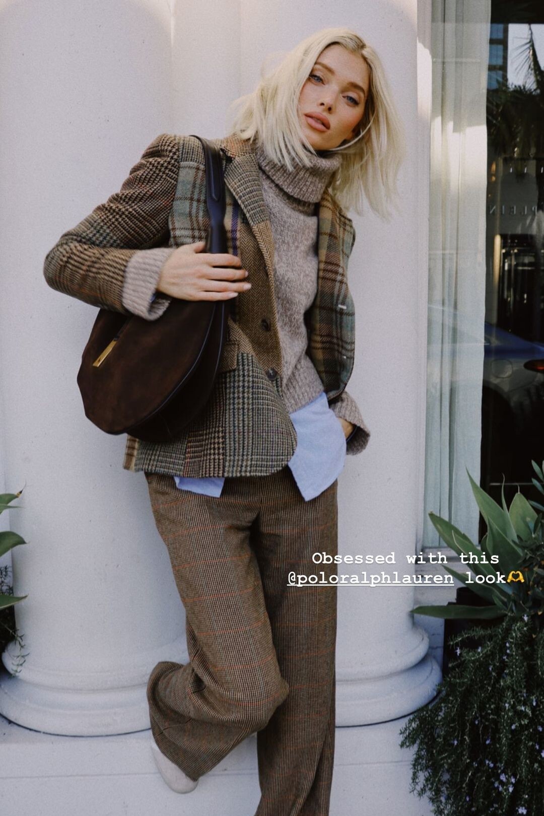 Patchwork Tweed Blazer and Plaid Trousers