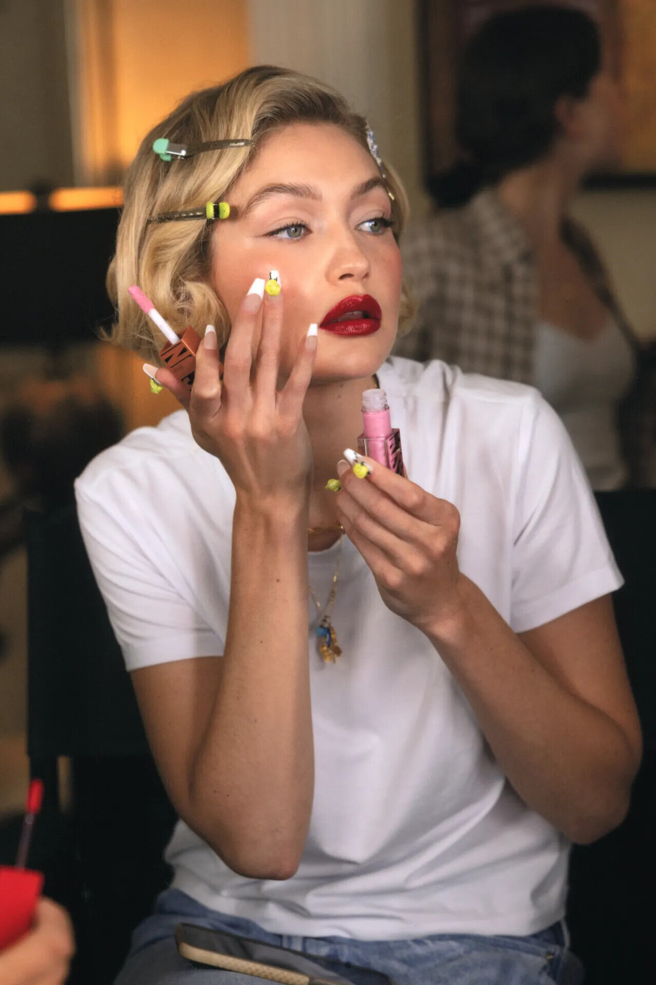 Gigi Hadid Getting Ready for the Met Gala May 6, 2024