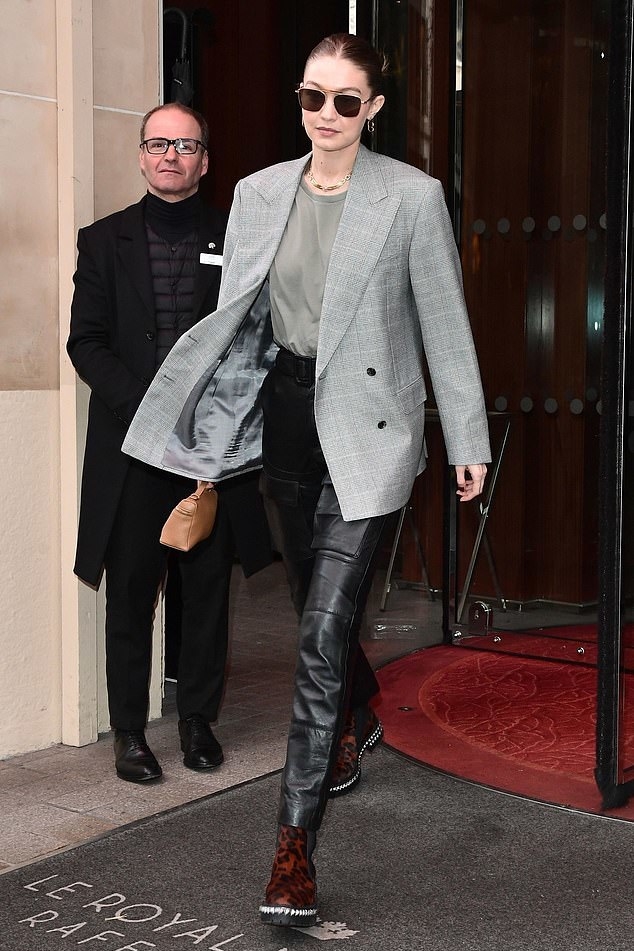 Gigi Hadid Paris March 2, 2020