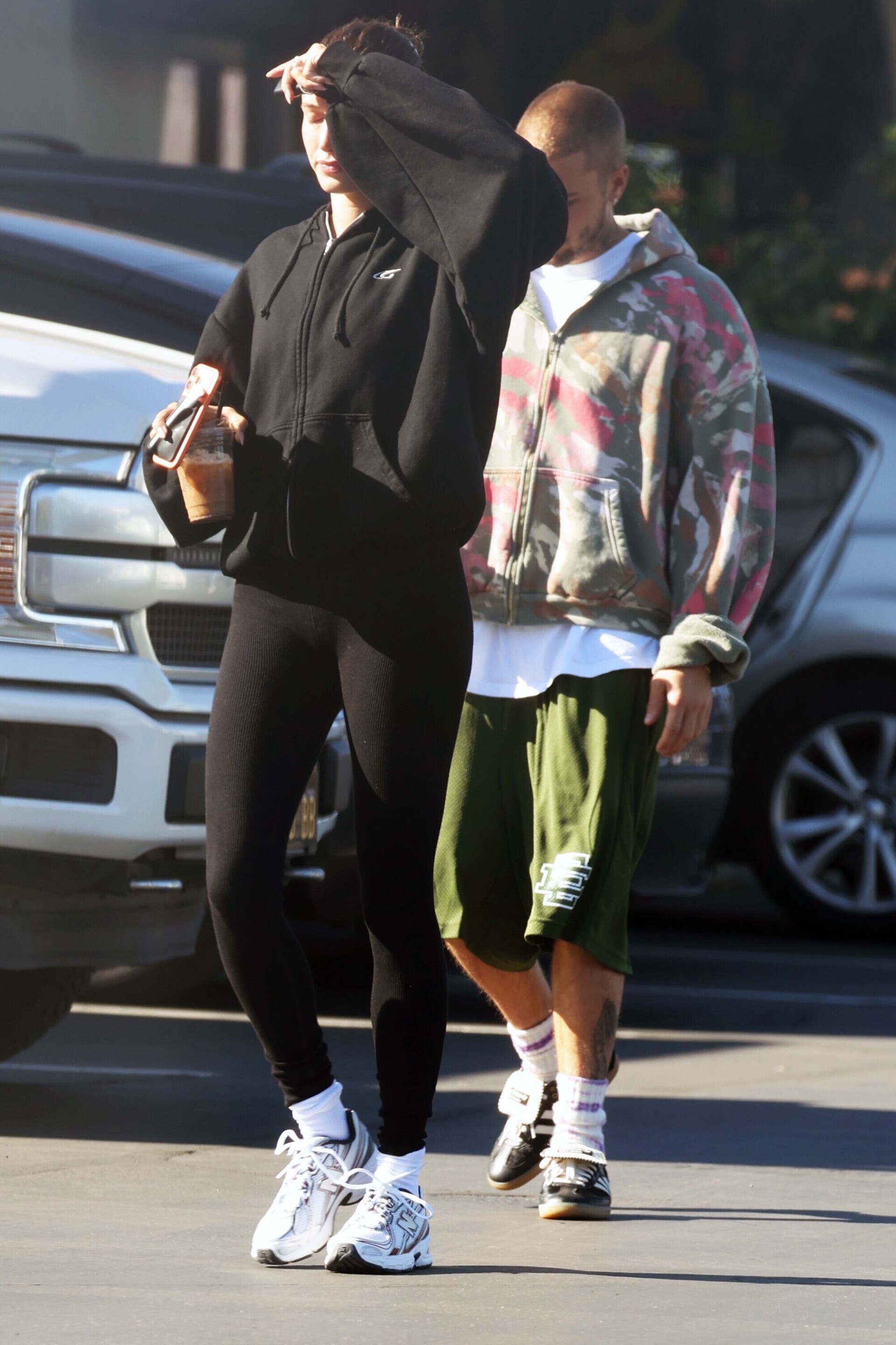 Hailey Bieber Palm Springs November 29, 2025