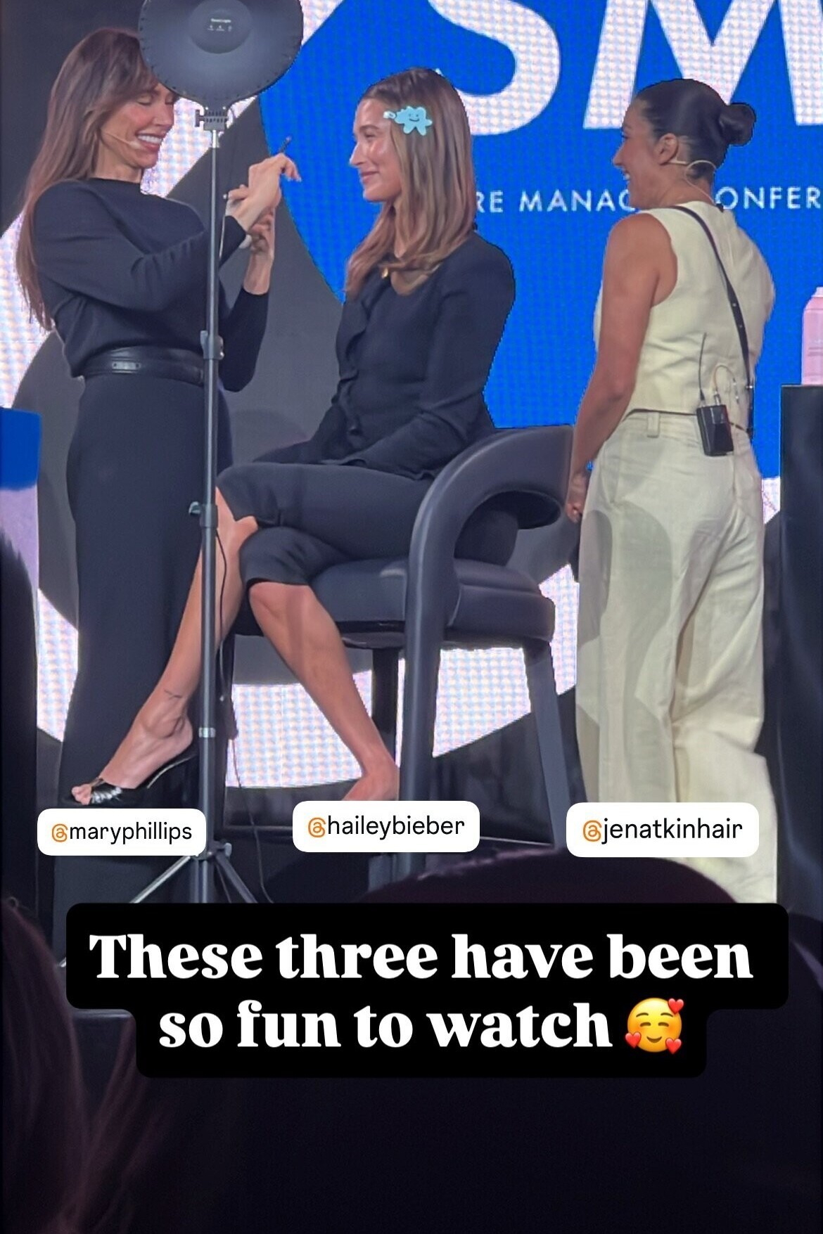 Hailey Bieber Hailey Bieber Sephora Store Conference Manager Las Vegas August 5, 2025