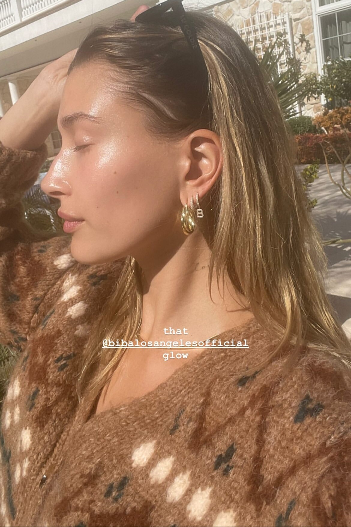 Hailey Bieber Instagram Story February 6, 2021