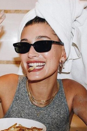 Hailey Bieber Tyrell Hampton's Instagram Story February 19, 2021