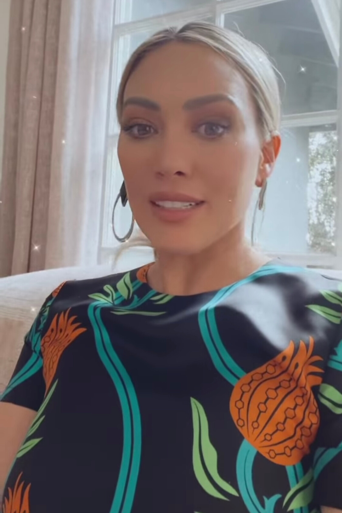 Hilary Duff Instagram Story January 18, 2022