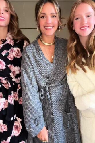 Jessica Alba Getting Ready for Taylor Swift Eras Tour August 5, 2023