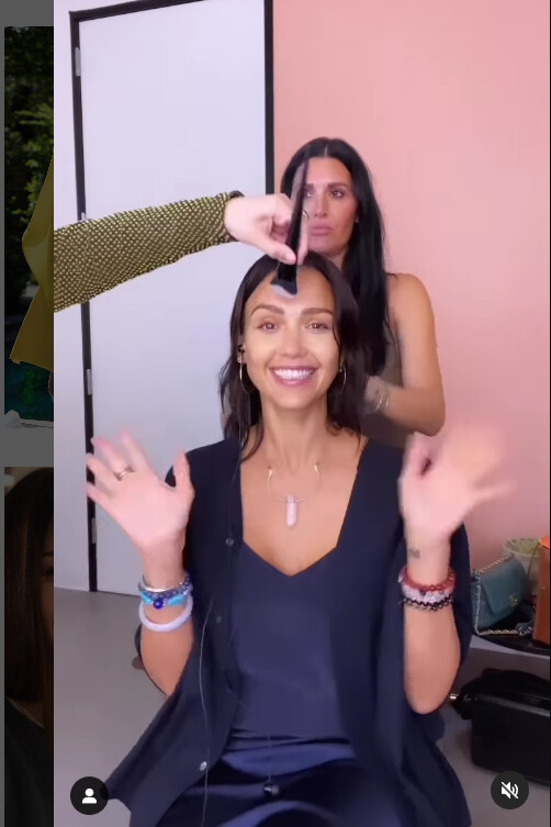 Jessica Alba Jessica Alba #bts Df Shoot with @wwd September 14, 2022