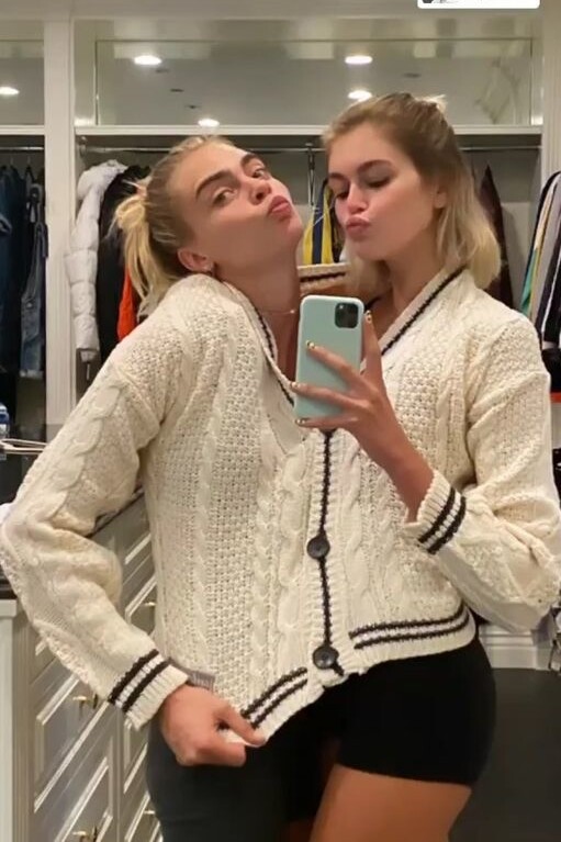 Kaia Gerber Instagram Story July 29, 2020