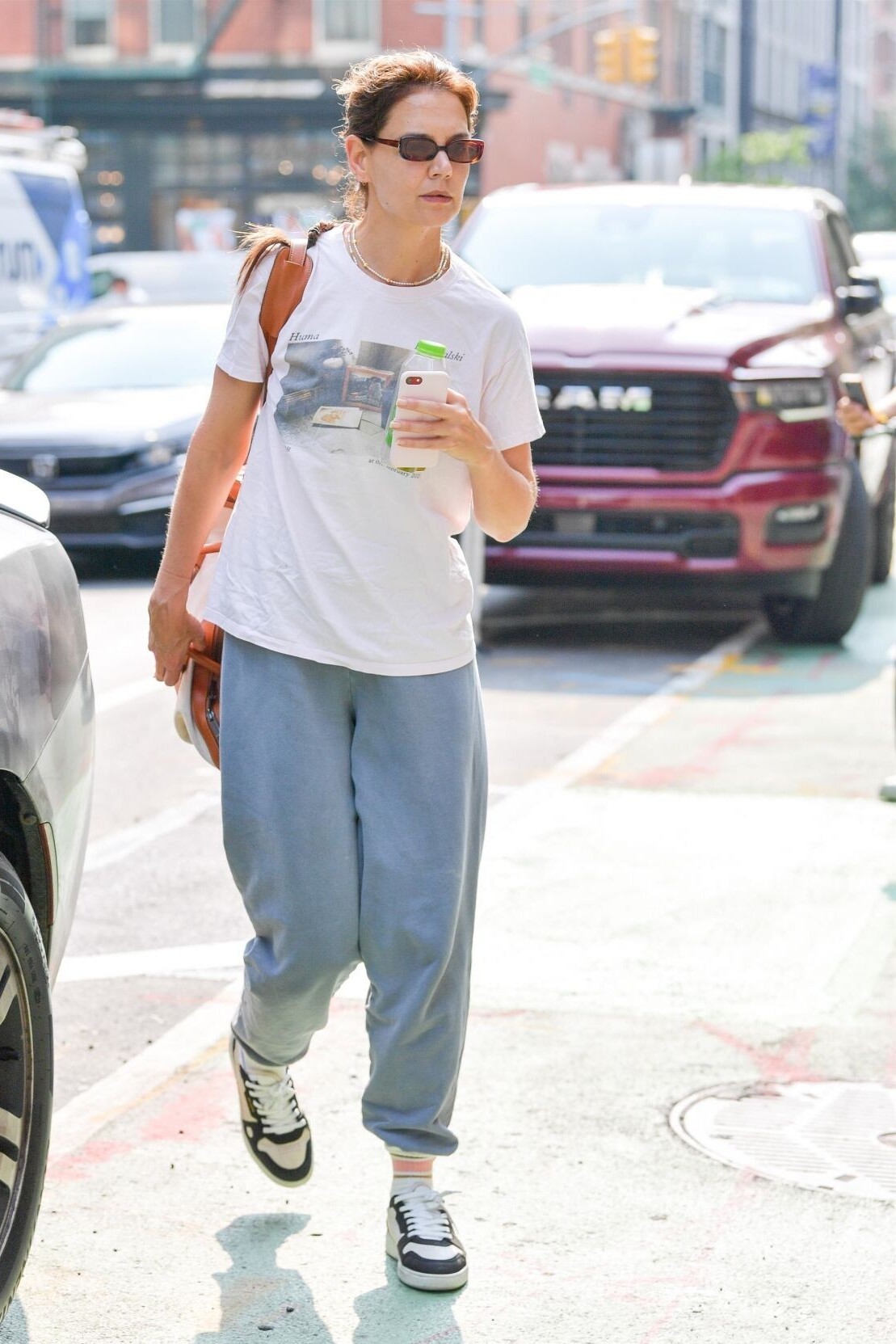 Katie Holmes New York City August 16, 2024