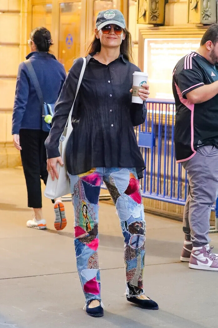 Katie Holmes New York City October 4, 2024