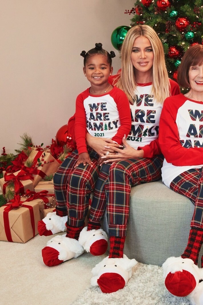 Khloe Kardashian Childrens Place Holiday Pj Campaign October 6, 2021